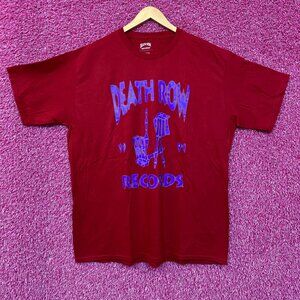 Death Row Records Grim Reaper LA Hands 1991 Hip Hop Tee 2X